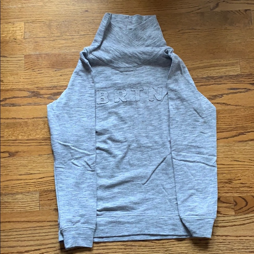 Heather Gray Burton sweatshirt